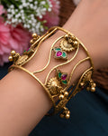 Artistic Lotus Open-Cuff Kada