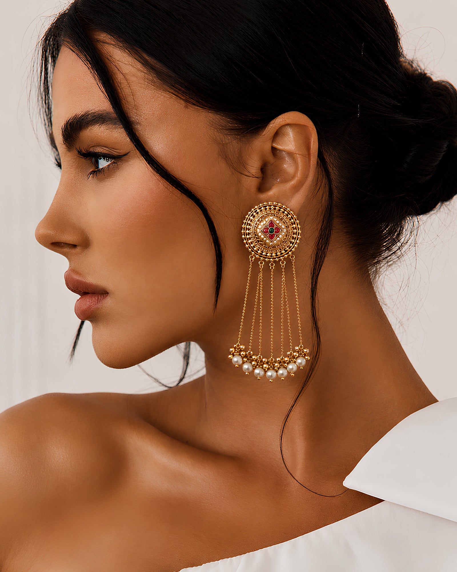 Blush Orbit Fusion Earrings
