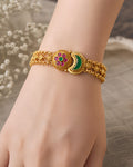 Celestial Floral Charm Bracelet