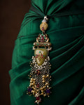 Dual-Tone Crown & Olive Medallion Chabi Chhalla