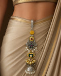Dual-Tone Heritage Peacock & Amber Chabi Chhalla