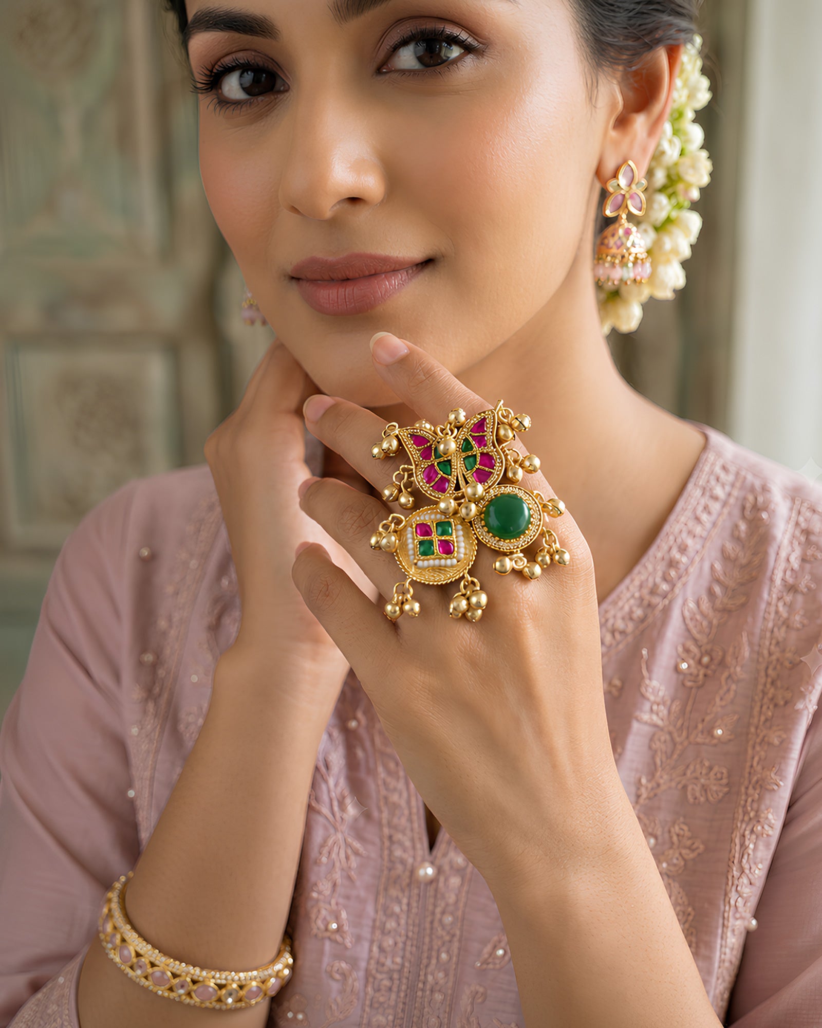 Jharokha Kashmiri Ring