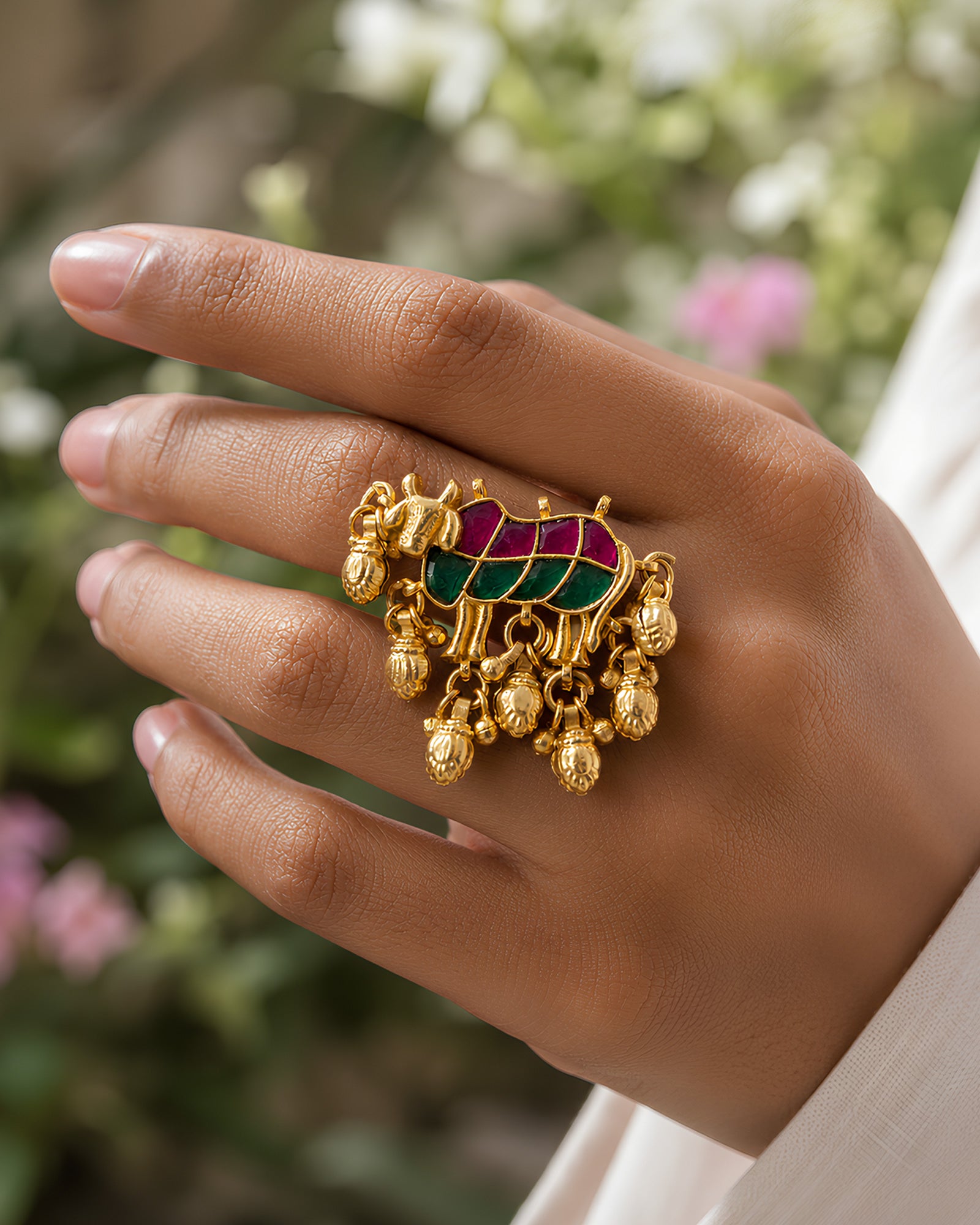 Krishna's Cow Fusion Ring
