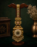 Kundan & Gemstone Medallion Gold-Plated Judapin
