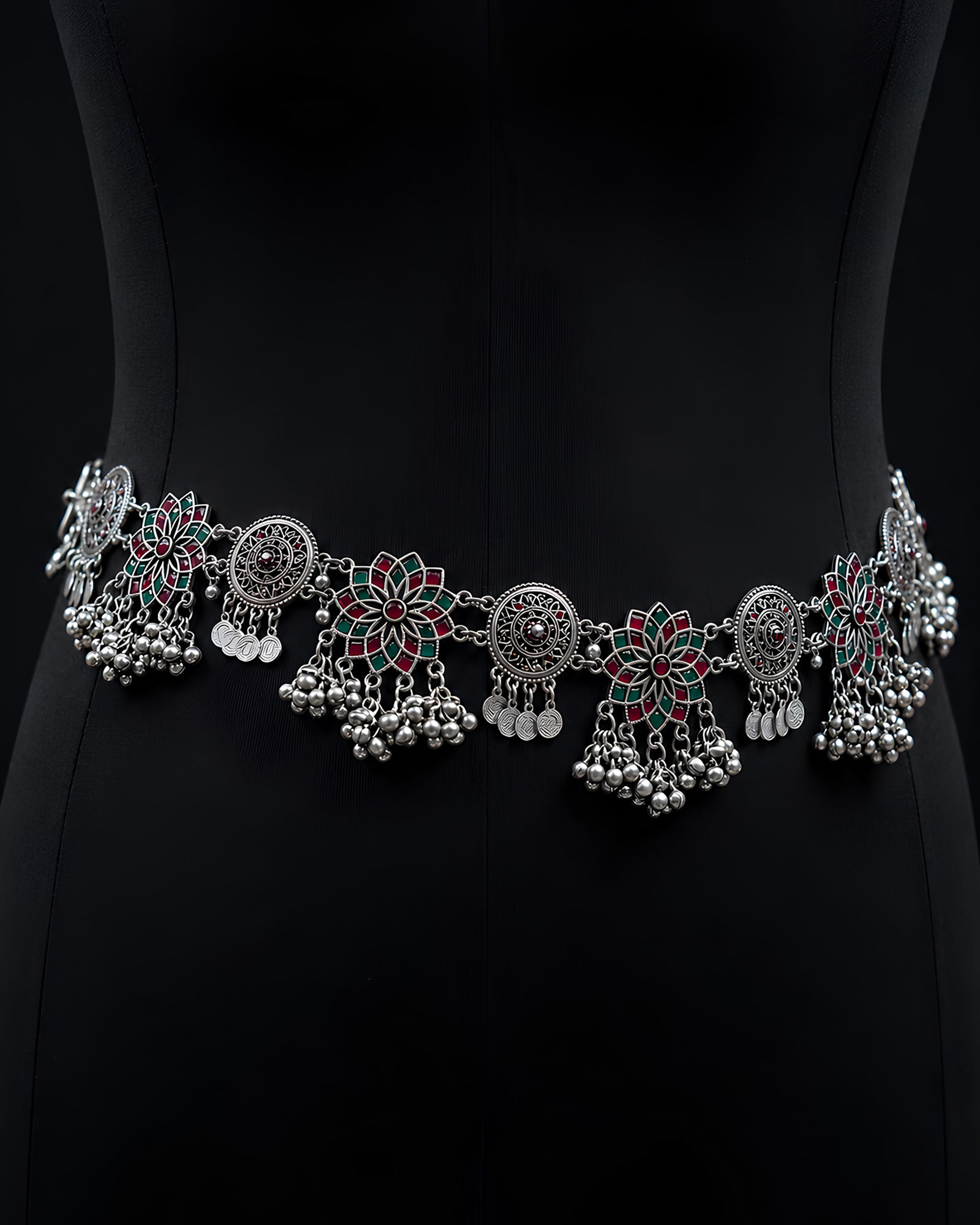 Lotus & Grace Enameled Kamarbandh