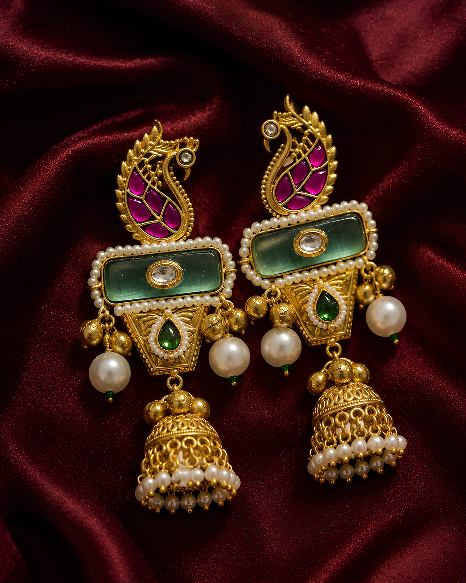 Mayuri Feather Fusion Earrings