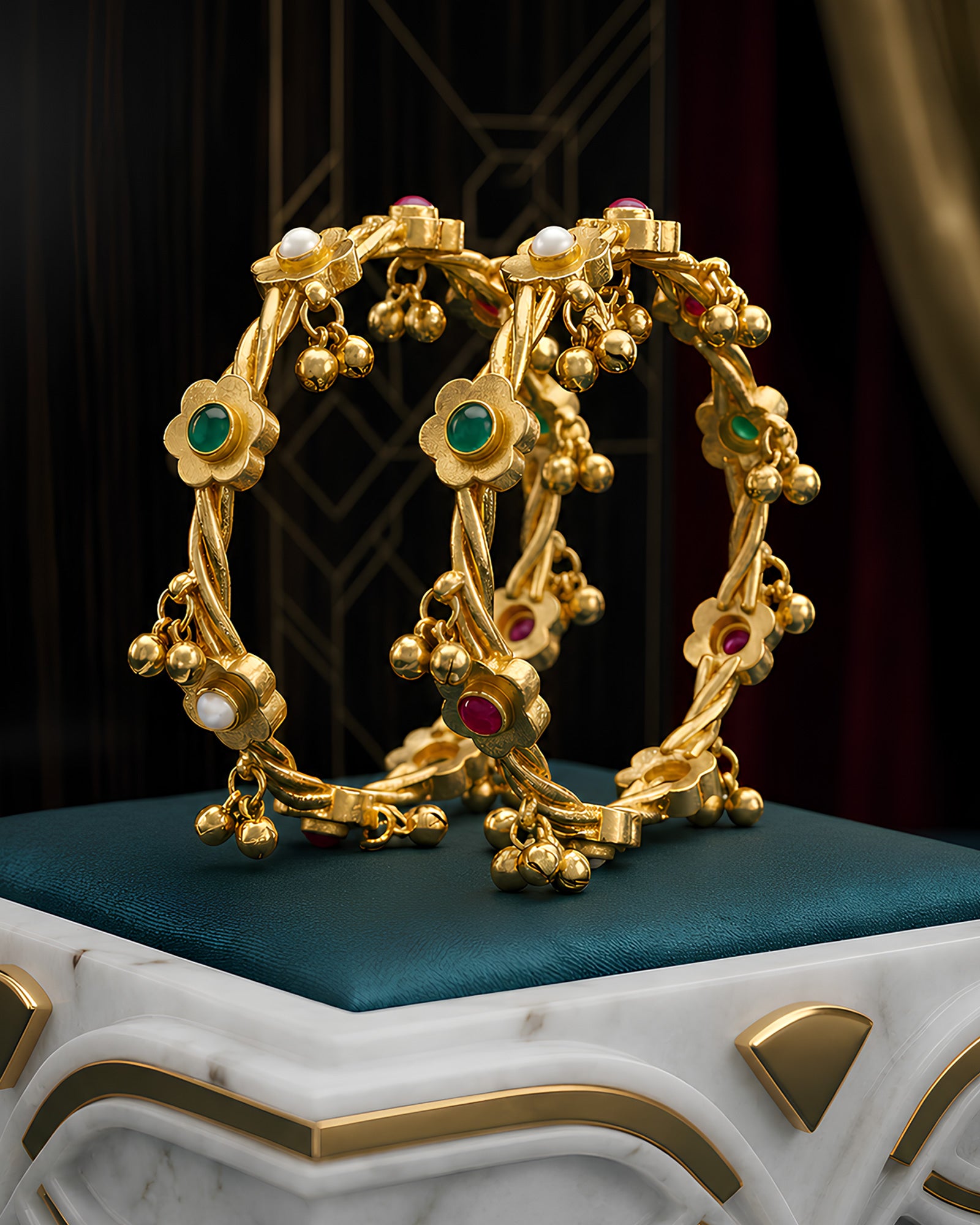 Melody Bells Kashmiri Bangles