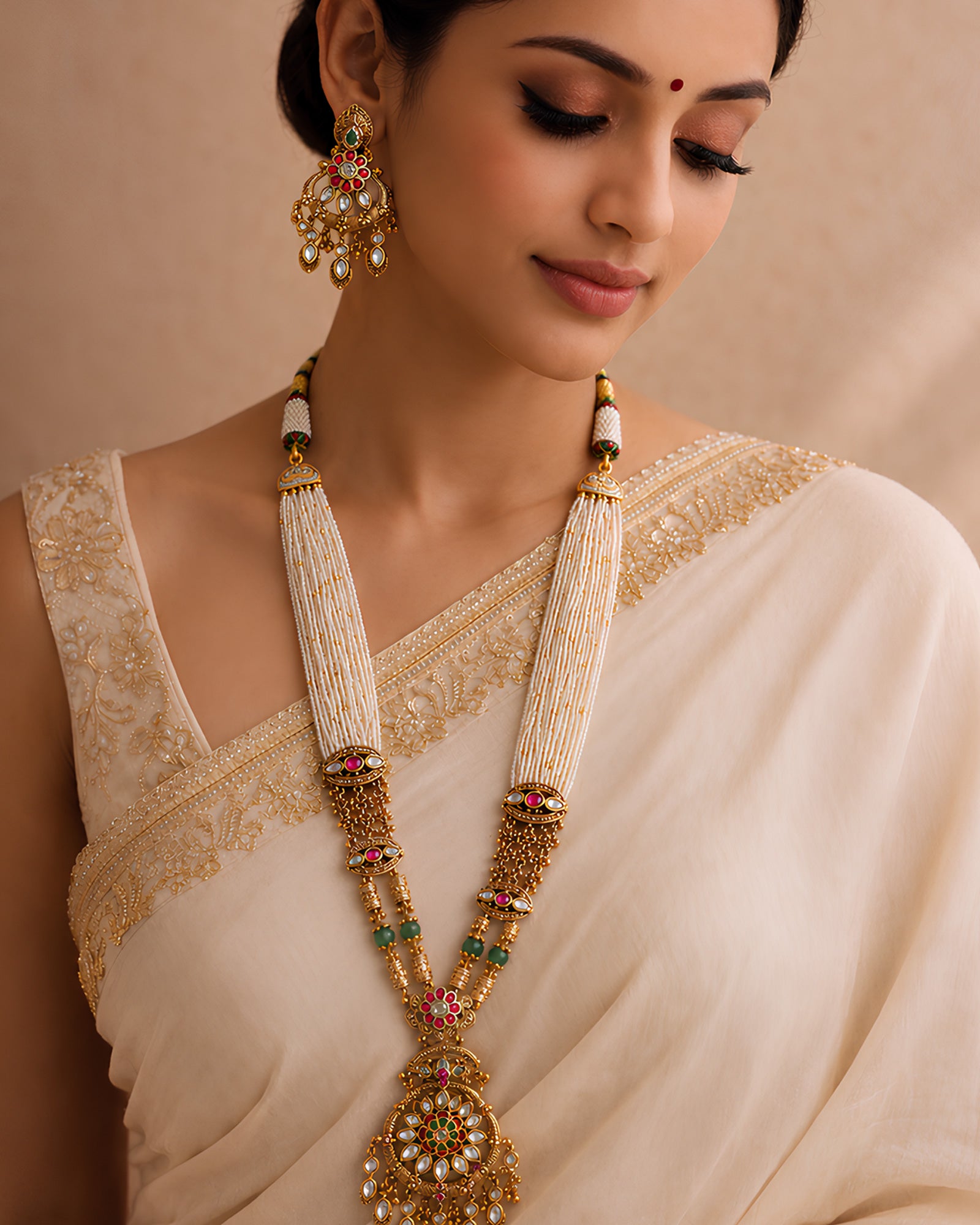 Rajsi Pearl Fusion Necklace