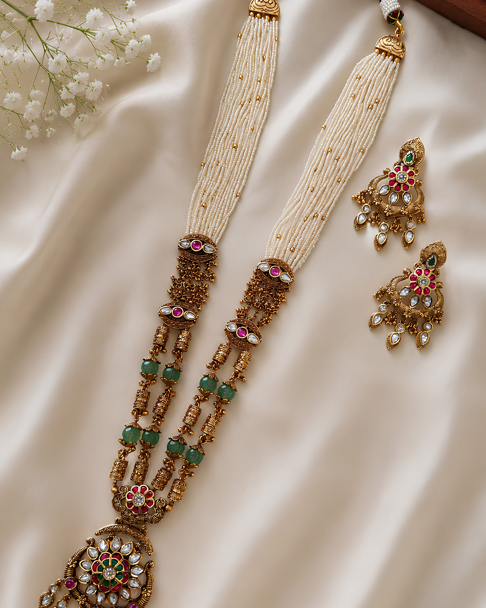 Rajsi Pearl Fusion Necklace