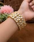 Regal Lattice Kundan Statement Kada