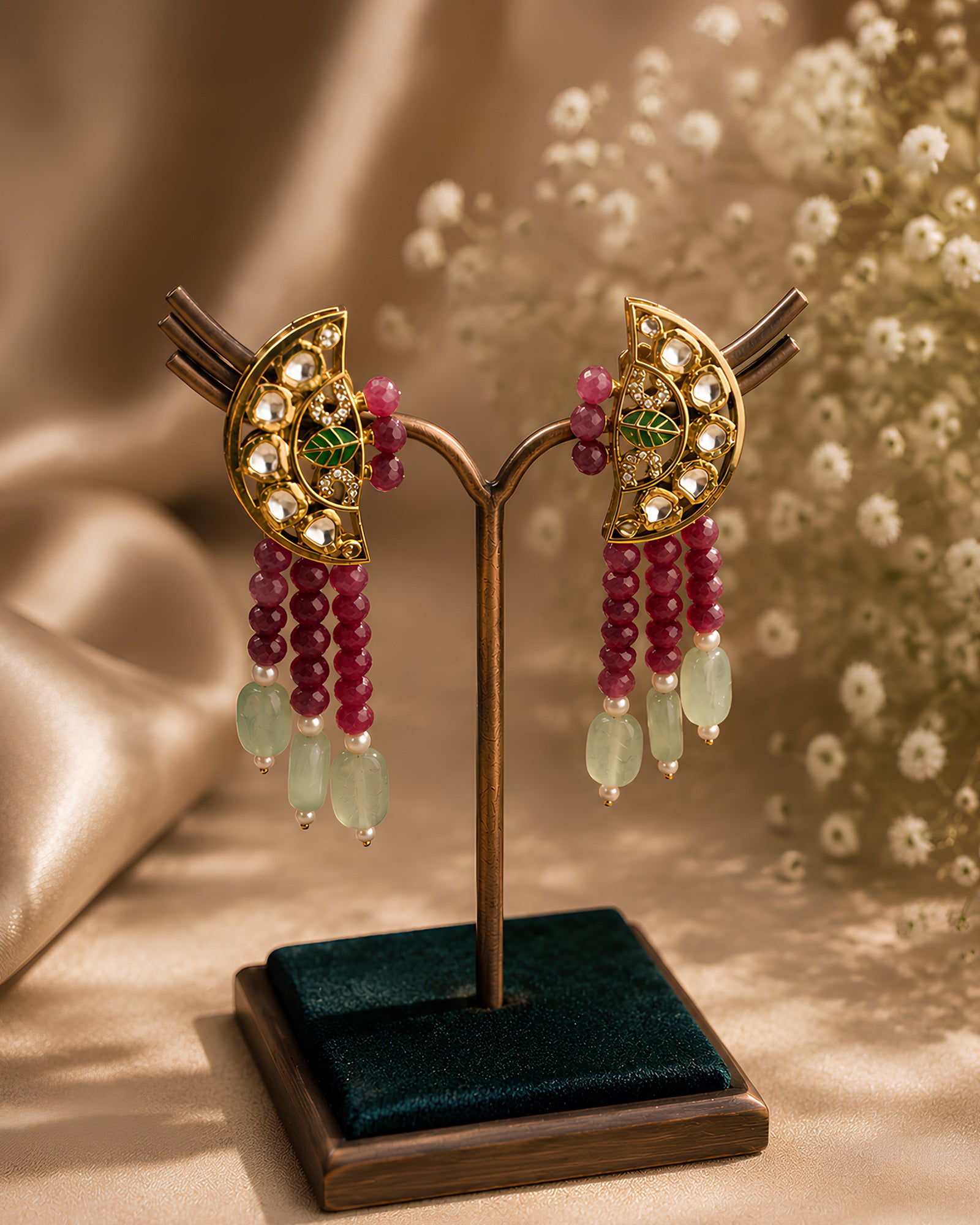 Rose Eclipse Fusion Earrings