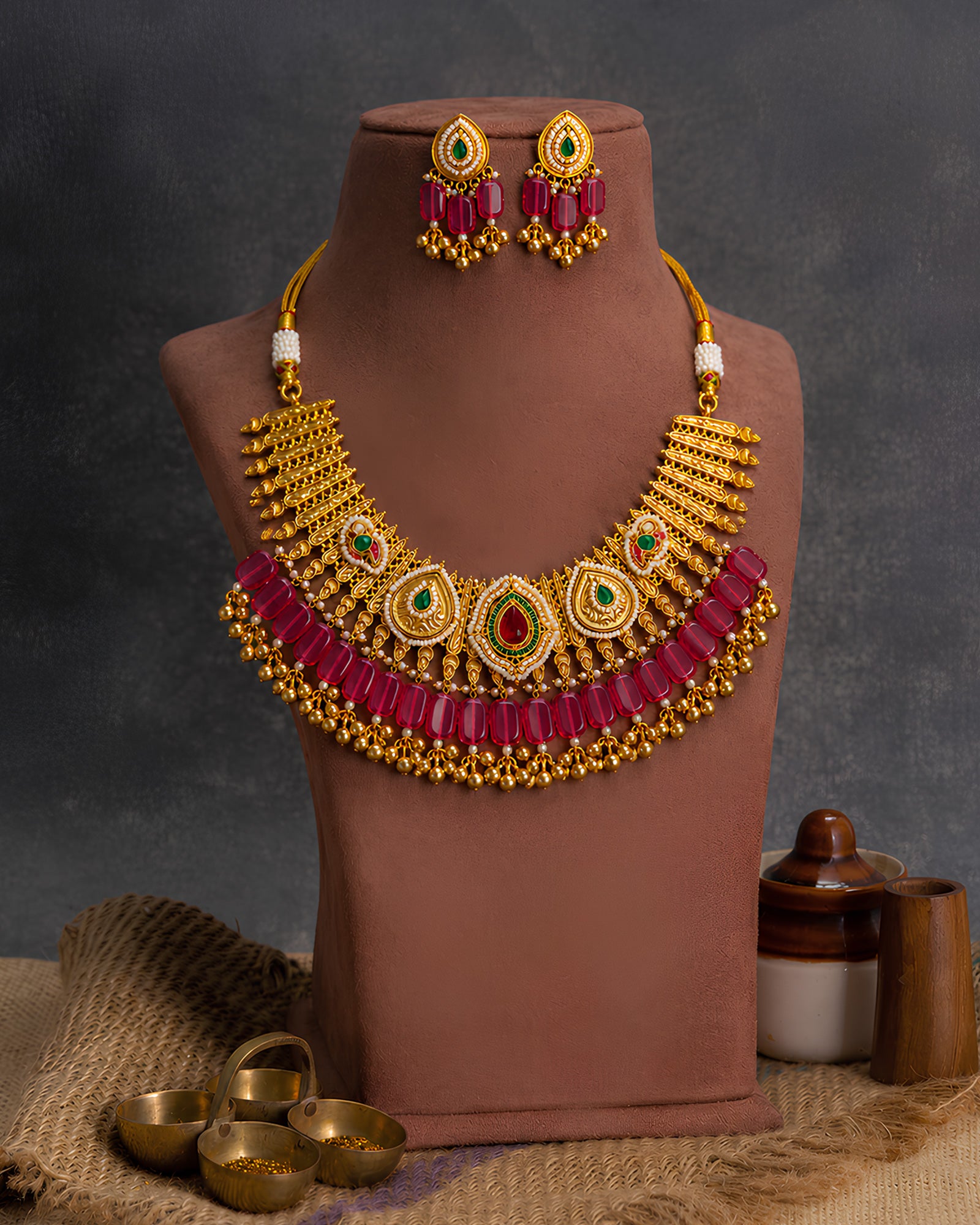Ruby Royale Statement Necklace