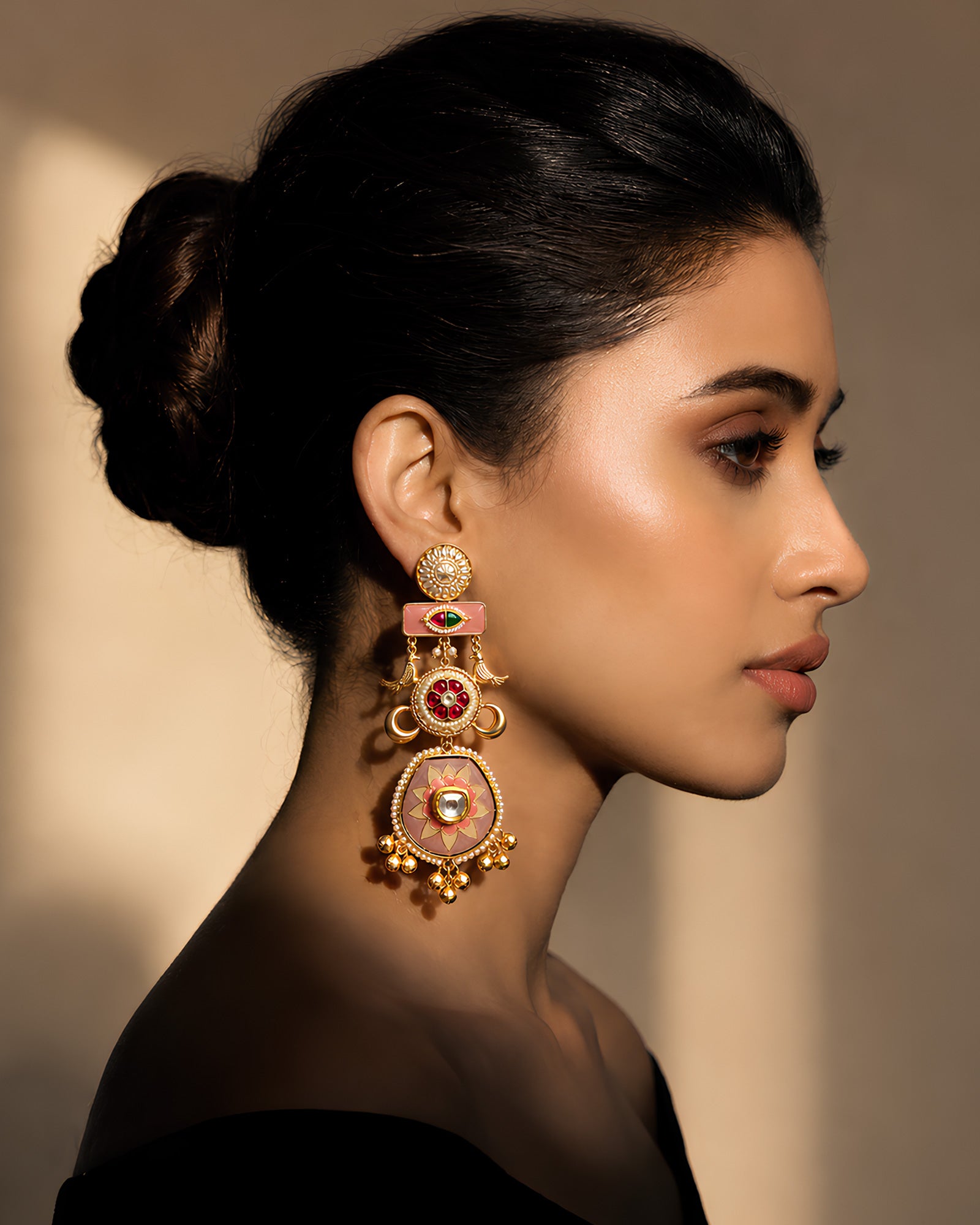 Sapphire Aura Fusion Earrings