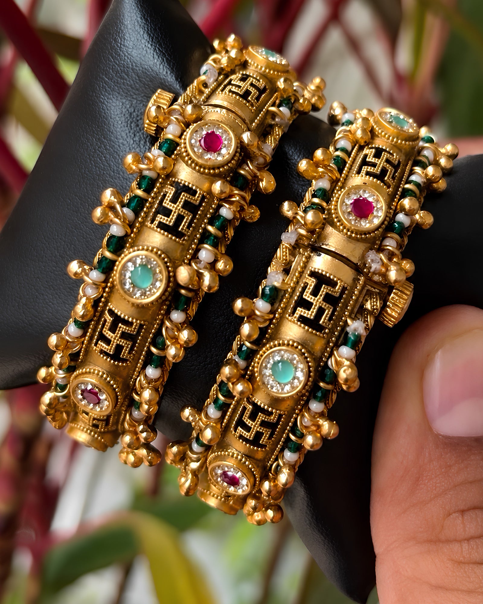 Temple Bells Heritage Bangles