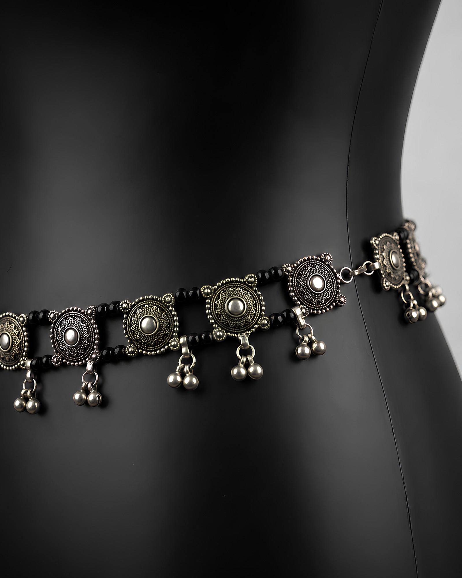 The Olden Ink Onyx Kamarbandh