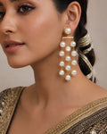 Tiered Luminous Pearl Drop Earrings